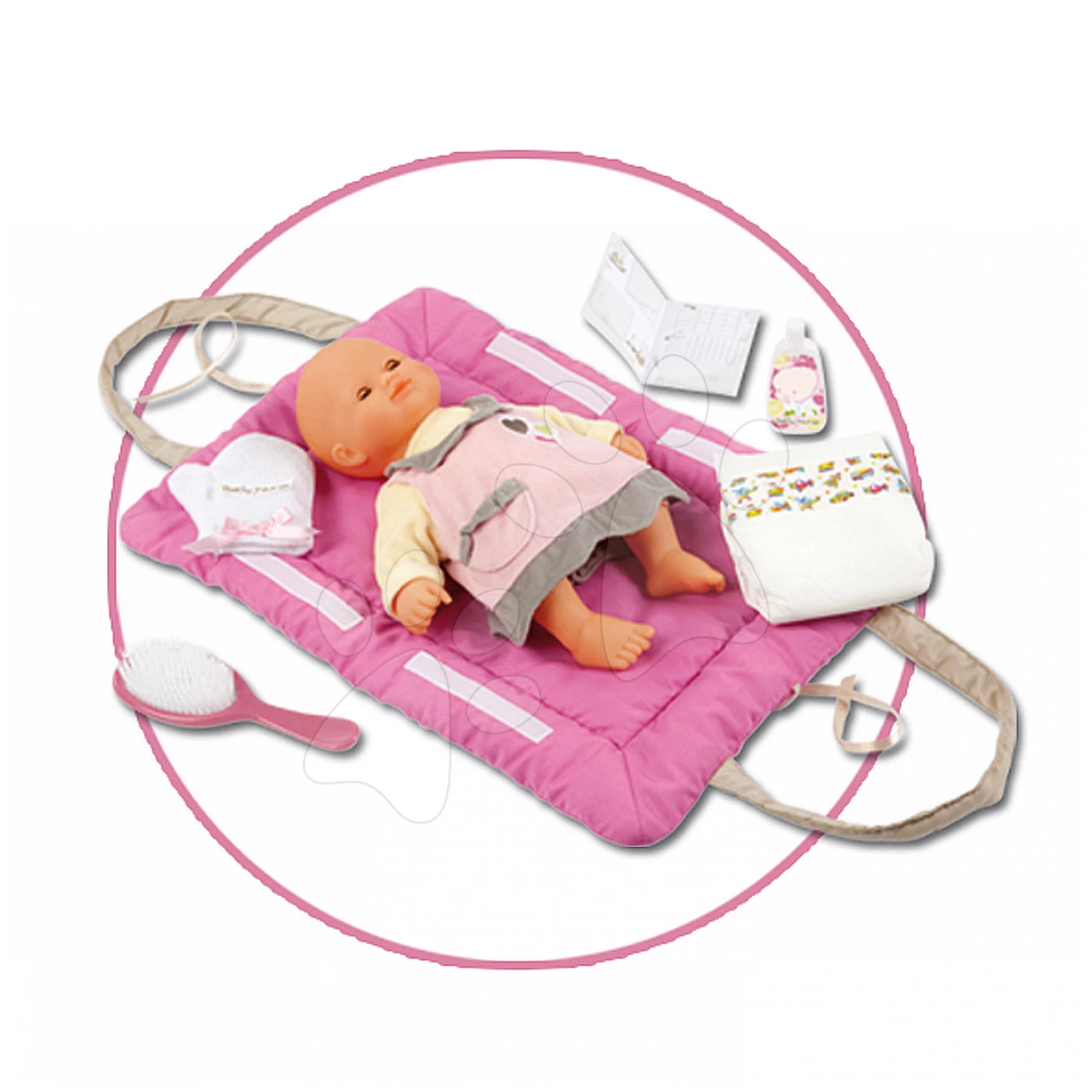 Pflegezentrum-Set Für Die Puppe Violette Baby Nurse Smoby Und Ein Esszimmerstuhl Mit Wickelauflage 7 Pflegezentrum-Set Für Die Puppe Violette Baby Nurse Smoby Und Ein Esszimmerstuhl Mit Wickelauflage – Bild 5
