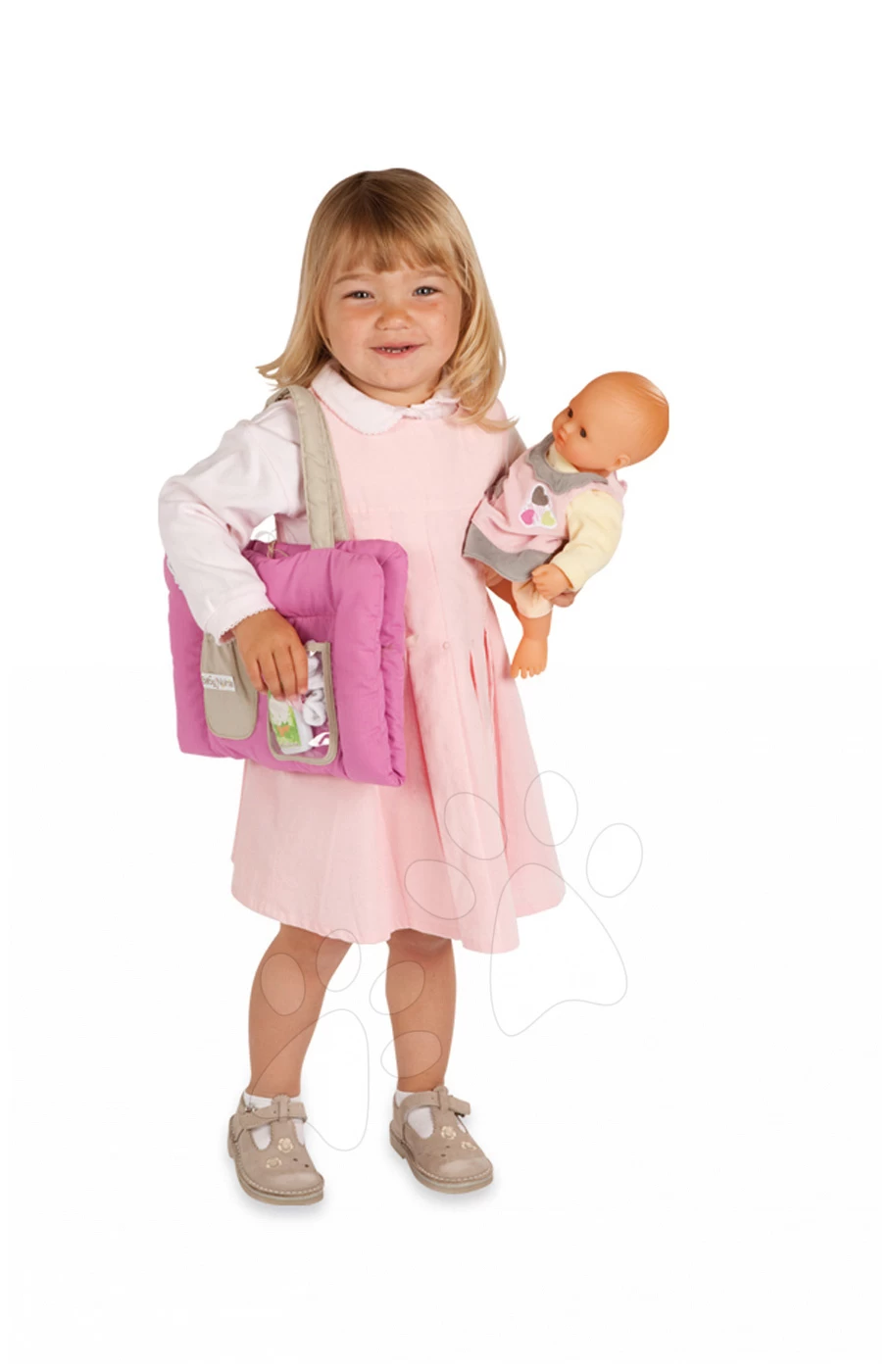 Pflegezentrum-Set Für Die Puppe Violette Baby Nurse Smoby Und Ein Esszimmerstuhl Mit Wickelauflage 10 Pflegezentrum-Set Für Die Puppe Violette Baby Nurse Smoby Und Ein Esszimmerstuhl Mit Wickelauflage – Bild 8