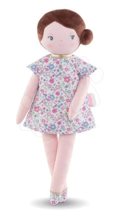 Stoffpuppe Bella Corolle's Flowers Corolle Mon Doudou Mit Braunen Haaren Und Blauen Augen 34 Cm Ab 0 Monaten