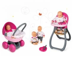 Set Puppe Baby Nurse Goldene Edition Smoby 32 Cm, Esszimmerstuhl Und Kinderwagen Für Puppen Ab 24 Monaten -Spielzeugpuppen Geschäft 06122016 6f01b1b8fc744982e017a94356080cd6