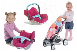 Set Kinderwagen Für Zwei Puppen Maxi Cosi & Quinny Smoby (Griff 65,5 Cm) Und Autositz -Spielzeugpuppen Geschäft 08092015 b48bbcf0ca1531ce65ff235b0fa79599