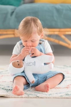 Puppe Teddybär Sweet Heart White Bear Corolle Mit Schwarzen Augen Und Abnehmbarer Kapuze Mit Ohren 30 Cm Weiß Ab 9 Monaten -Spielzeugpuppen Geschäft 100450 d corolle babika