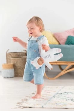 Puppe Teddybär Sweet Heart White Bear Corolle Mit Schwarzen Augen Und Abnehmbarer Kapuze Mit Ohren 30 Cm Weiß Ab 9 Monaten -Spielzeugpuppen Geschäft 100450 e corolle babika