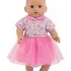 Kleidung Dress Pink Sweet Dreams Corolle Für 30 Cm Puppe Ab 18 Monaten -Spielzeugpuppen Geschäft 110340 b corolle oblecenie