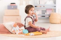 Esszimmerset Mit Tasche Und Lätzchen Mealtime Set Corolle Für Eine 30 Cm Große Puppe, 11 Zubehörteile Ab 18 Monaten CO110770 -Spielzeugpuppen Geschäft 110770 j corolle suprava