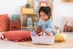 Kinderbett - Tragbar Carry Bed Floral Corolle Für Eine 30 Cm Puppe Ab 18 Monaten CO110790 -Spielzeugpuppen Geschäft 110790 e corolle postielka