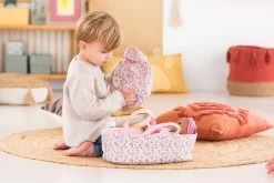 Kinderbett - Tragbar Carry Bed Floral Corolle Für Eine 30 Cm Puppe Ab 18 Monaten CO110790 -Spielzeugpuppen Geschäft 110790 h corolle postielka
