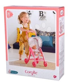 Sportkinderwagen - Mit Faltdach Stroller Floral Corolle Für Eine 30 Cm Puppe Ab 18 Monaten CO110810 -Spielzeugpuppen Geschäft 110810 e corolle kocik