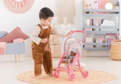 Sportkinderwagen - Mit Faltdach Stroller Floral Corolle Für Eine 30 Cm Puppe Ab 18 Monaten CO110810 -Spielzeugpuppen Geschäft 110810 m corolle kocik