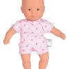 Puppe Mini Calin Pink Corolle Mit Braunen Augen Und In Einem Rosa Gemusterten Kleid 20 Cm Ab 18 Monate -Spielzeugpuppen Geschäft 120130 b corolle babika