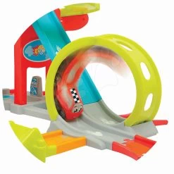 Set Katzenhäuser Mit Dem Sound Von Cat's House Veterinary Smoby Und Eine Springende Autostrecke Mit Zwei Spielzeugautos -Spielzeugpuppen Geschäft 120411 g smoby autodraha