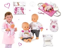 Puppenset Baby Nurse Gold Edition Smoby 32 Cm, Nachthemd, Wickelunterlage, Tragetuch Und Windelset -Spielzeugpuppen Geschäft 12122016 3fadd9c88eb9821aebfb84b0dc964a93