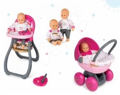 Set Puppe Baby Nurse Goldene Edition Smoby 32 Cm, Esszimmerstuhl Und Kinderwagen Für Puppen Ab 24 Monaten -Spielzeugpuppen Geschäft 12122016 dd179dd6689c317db3fc9301318eeb9b