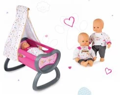Puppenset Baby Nurse Gold Edition Smoby 32 Cm Und Eine Wiege Für Eine Puppe Mit Baldachin -Spielzeugpuppen Geschäft 12122016 fd3278984cc09e5025799d71b5eb17aa