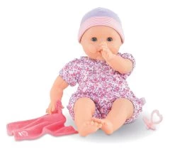 Set Puppenwagen Dreierkombination Powder Pink 3in1 Maxi Cosi&Quinny Smoby Und Eine Corolle-Puppe Mit Kleidern Und Einer Jacke