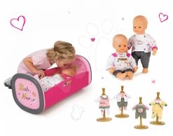 Puppenset Baby Nurse Gold Edition Smoby 32 Cm, Wiege Mit Karussell Und 3 Kleidern Ab 24 Monaten -Spielzeugpuppen Geschäft 13122016 2c8e38e5e08f499b7a6df2a2a795f2cc