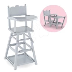 Esszimmerstuhl 2v1 Mon Grand Poupon Corolle Für 36-42 Cm Puppe Ab 3 Jahren