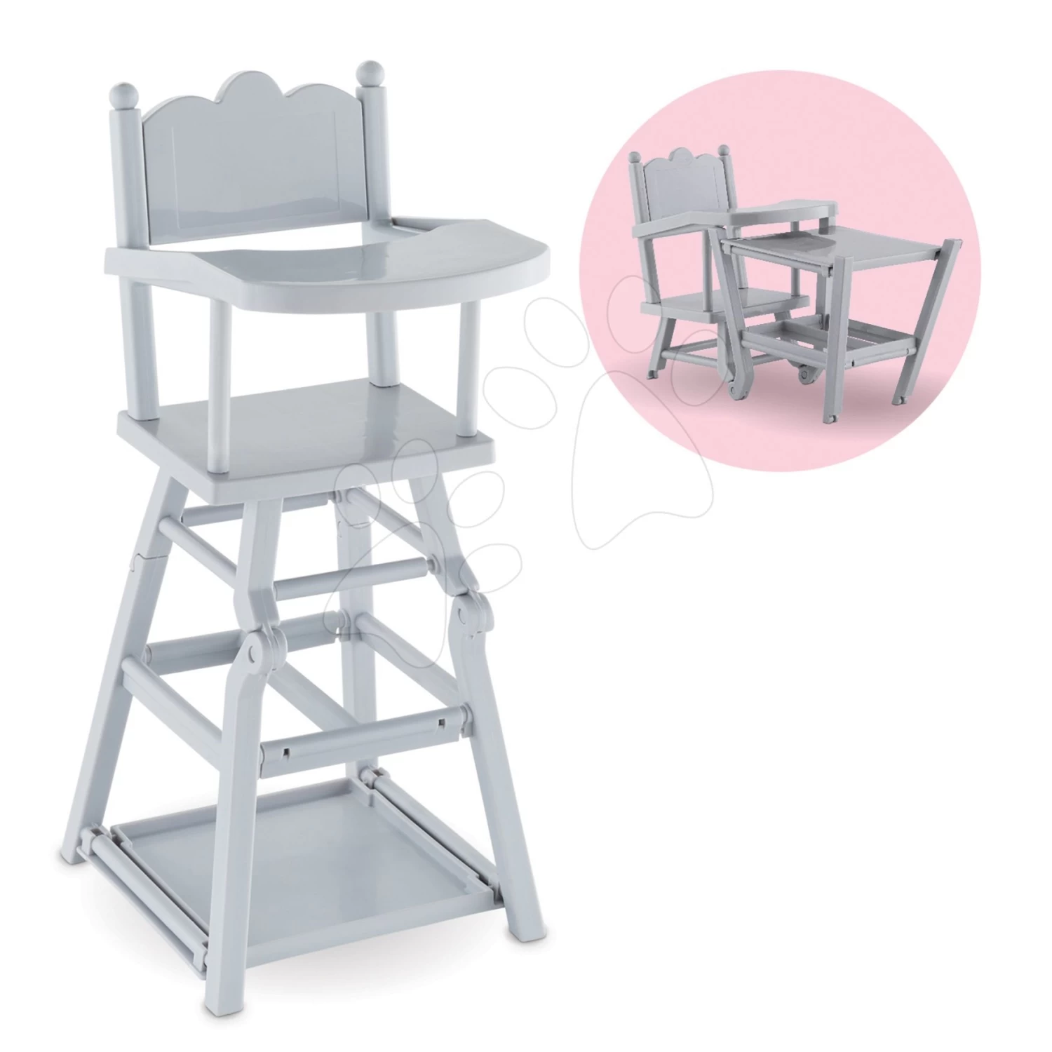 Esszimmerstuhl 2v1 Mon Grand Poupon Corolle Für 36-42 Cm Puppe Ab 3 Jahren