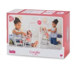 Esszimmerstuhl 2v1 Mon Grand Poupon Corolle Für 36-42 Cm Puppe Ab 3 Jahren -Spielzeugpuppen Geschäft 140170 l corolle high chair