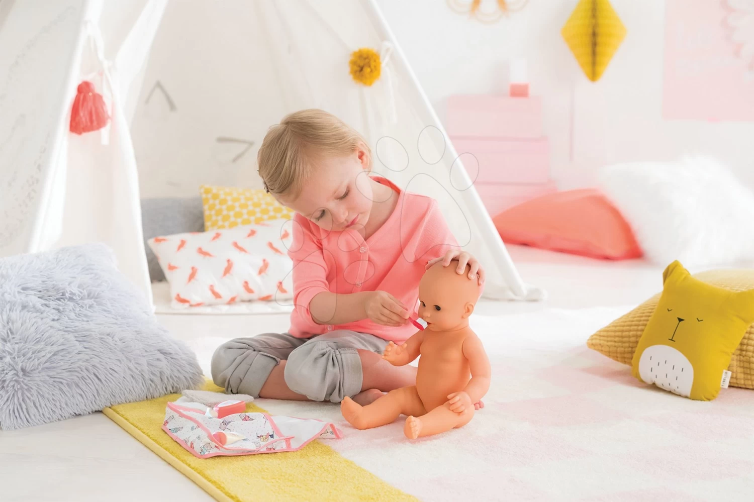 Kosmetiktasche Baby Care Mon Grand Poupon Corolle Mit 6 Zubehörteilen Für 36-42 Cm Große Puppe Ab 24 Monaten 6 Kosmetiktasche Baby Care Mon Grand Poupon Corolle Mit 6 Zubehörteilen Für 36-42 Cm Große Puppe Ab 24 Monaten – Bild 4