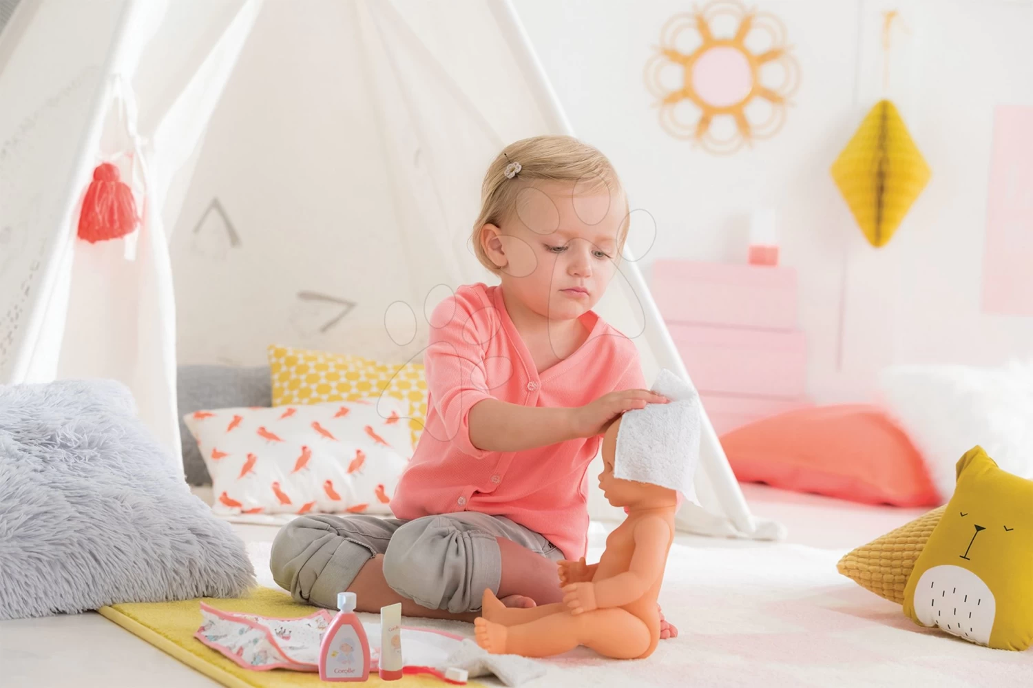 Kosmetiktasche Baby Care Mon Grand Poupon Corolle Mit 6 Zubehörteilen Für 36-42 Cm Große Puppe Ab 24 Monaten 7 Kosmetiktasche Baby Care Mon Grand Poupon Corolle Mit 6 Zubehörteilen Für 36-42 Cm Große Puppe Ab 24 Monaten – Bild 5