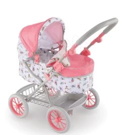 Puppenhaus-Set Violette Baby Nurse Large Doll's Play Center Smoby Und Tiefer Puppenwagen Mon Grand Klappbar Für 36-52 Cm Große Puppe -Spielzeugpuppen Geschäft 140460 d corolle stroller 1