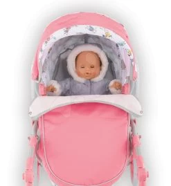 Puppenhaus-Set Violette Baby Nurse Large Doll's Play Center Smoby Und Tiefer Puppenwagen Mon Grand Klappbar Für 36-52 Cm Große Puppe -Spielzeugpuppen Geschäft 140460 k corolle stroller 1