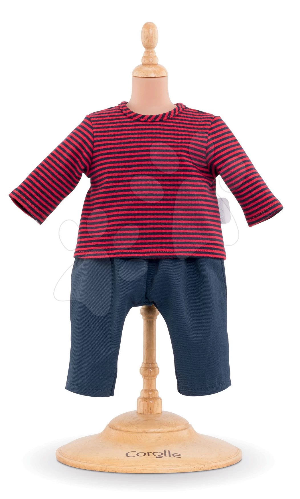 Kleidung Striped T-Shirt & Pants Mon Grand Poupon Corolle Für 36 Cm Puppe Ab 24 Monaten 4 Kleidung Striped T-Shirt & Pants Mon Grand Poupon Corolle Für 36 Cm Puppe Ab 24 Monaten – Bild 2