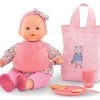Ess-Set Mit Tasche Und Lätzchen Meal Set Mon Grand Poupon Corolle Mit Zubehör Für 36-42 Cm Große Puppe Ab 24 Monaten -Spielzeugpuppen Geschäft 140690 b corolle jedalenska suprava