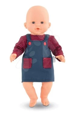 Kleidung Dress Striped Mon Grand Poupon Corolle Für 36 Cm Puppe Ab 24 Monaten