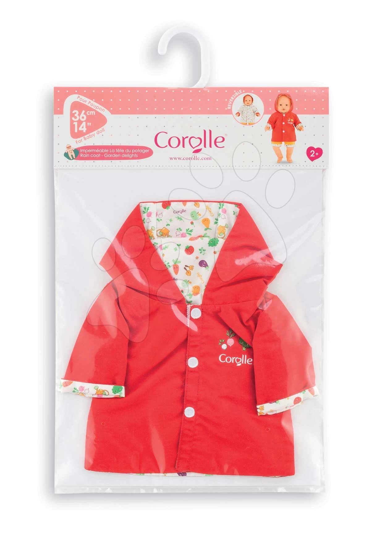 Kleidung Rain Coat Garden Delights Mon Grand Poupon Corolle Für 36 Cm Puppe Ab 24 Monaten 8 Kleidung Rain Coat Garden Delights Mon Grand Poupon Corolle Für 36 Cm Puppe Ab 24 Monaten – Bild 6