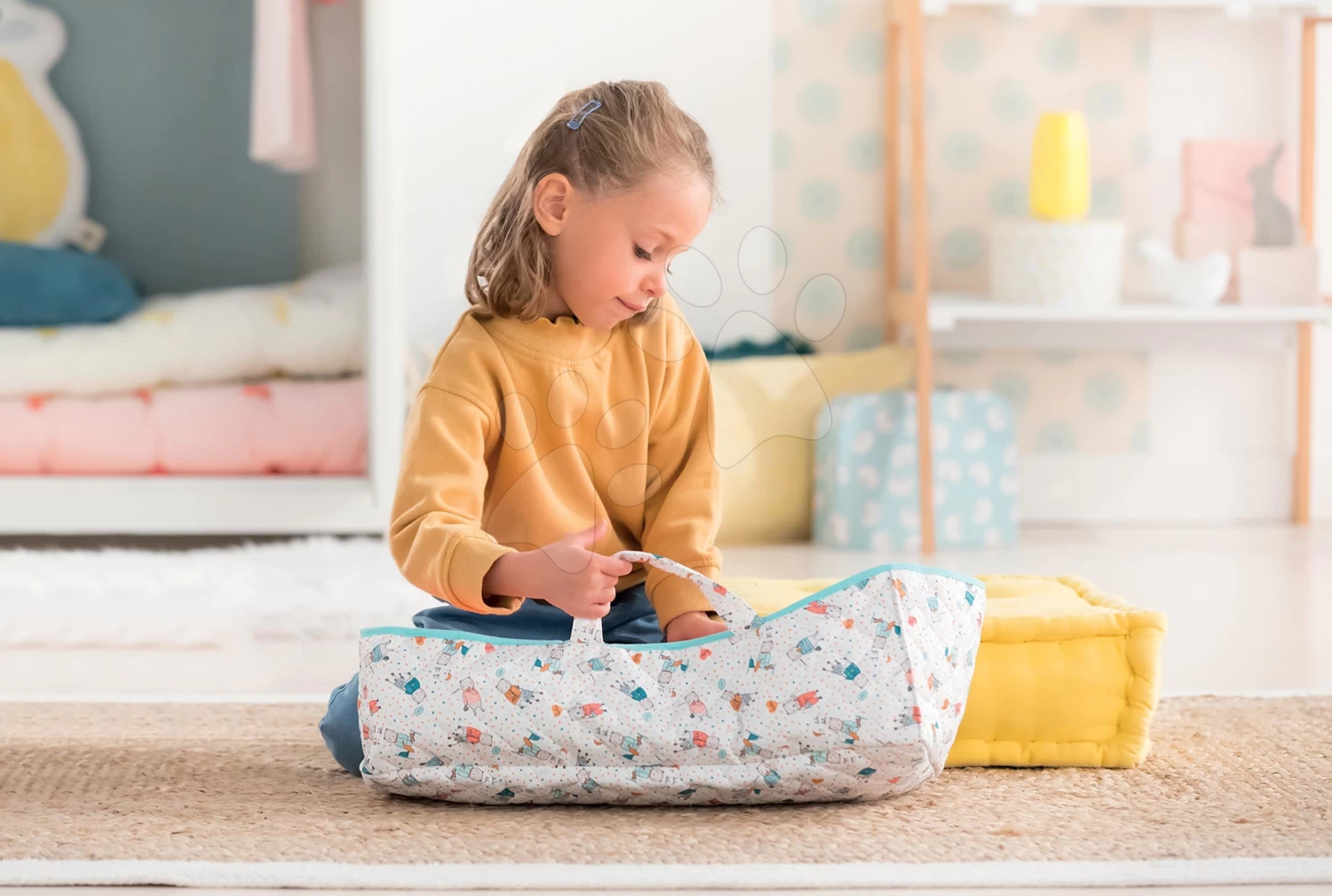 Tragebett Carry Bed Coral Mon Grand Poupon Corolle Für 36-42 Cm Puppe Ab 24 Monaten 6 Tragebett Carry Bed Coral Mon Grand Poupon Corolle Für 36-42 Cm Puppe Ab 24 Monaten – Bild 4