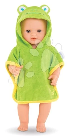 Die Kleidung Bathrobe Frog Mon Grand Poupon Corolle Für Eine 36 Cm Große Puppe Ab 24 Monaten CO141150