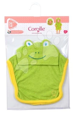 Die Kleidung Bathrobe Frog Mon Grand Poupon Corolle Für Eine 36 Cm Große Puppe Ab 24 Monaten CO141150 -Spielzeugpuppen Geschäft 141150 f corolle zupan
