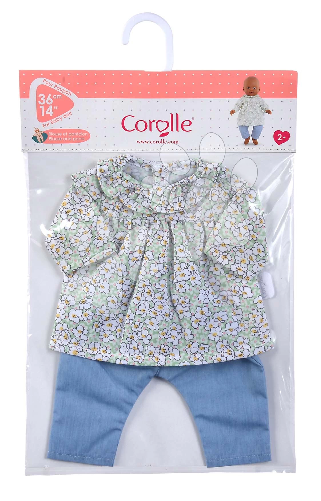 Die Kleidung Blouse & Pants Mon Grand Poupon Corolle Für Eine 36 Cm Große Puppe Ab 24 Monaten CO141220 6 Die Kleidung Blouse & Pants Mon Grand Poupon Corolle Für Eine 36 Cm Große Puppe Ab 24 Monaten CO141220 – Bild 4
