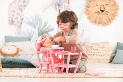 Esszimmerstuhl High Chair Pink Corolle Für Eine 36-42 Cm Große Puppe, Rosa CO141290 -Spielzeugpuppen Geschäft 141290 e corolle stolicka