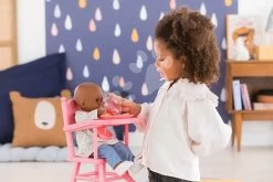 Esszimmerstuhl High Chair Pink Corolle Für Eine 36-42 Cm Große Puppe, Rosa CO141290 -Spielzeugpuppen Geschäft 141290 i corolle stolicka