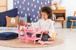 Esszimmerstuhl High Chair Pink Corolle Für Eine 36-42 Cm Große Puppe, Rosa CO141290 -Spielzeugpuppen Geschäft 141290 j corolle stolicka