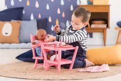 Esszimmerstuhl High Chair Pink Corolle Für Eine 36-42 Cm Große Puppe, Rosa CO141290 -Spielzeugpuppen Geschäft 141290 n corolle stolicka
