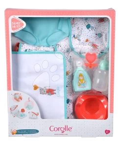 Wickeltasche Mit Matte 2v1 Corolle Für 36-42 Cm Große Puppe 7 Zubehörteile Ab 24 Monaten CO141300 -Spielzeugpuppen Geschäft 141300 j corolle suprava