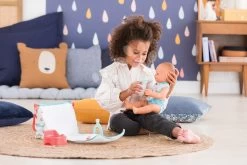 Wickeltasche Mit Matte 2v1 Corolle Für 36-42 Cm Große Puppe 7 Zubehörteile Ab 24 Monaten CO141300 -Spielzeugpuppen Geschäft 141300 n corolle suprava