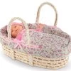 Weidenkorb Mit Decke Und Kissen Braided Basket Floral Corolle Für Eine 36-42 Cm Große Puppe CO141350 1 Weidenkorb Mit Decke Und Kissen Braided Basket Floral Corolle Für Eine 36-42 Cm Große Puppe CO141350 -Spielzeugpuppen Geschäft 141350 b corolle kosik