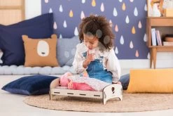 Holzbett Wooden Bed Floral Corolle Für Eine 30-36 Cm Große Puppe CO141370 -Spielzeugpuppen Geschäft 141370 t corolle postielka