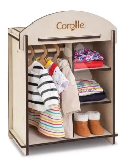 Kleiderschrank Wooden Dressing Room Corolle Für Eine 30-36 Cm Große Puppe Und 3 Holzbügel CO141380 22 Kleiderschrank Wooden Dressing Room Corolle Für Eine 30-36 Cm Große Puppe Und 3 Holzbügel CO141380 -Spielzeugpuppen Geschäft 141380 d corolle satnik