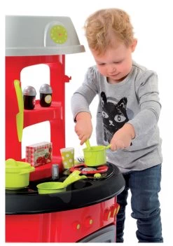 Puppenwagen-Set DeLuxe Pastell Maxi Cosi&Quinny Sport Grey 3in1 Smoby Und Mit Einer Küche 100 % Chef Stove Mit Zubehör -Spielzeugpuppen Geschäft 1745 g ecoiffier kuchynka