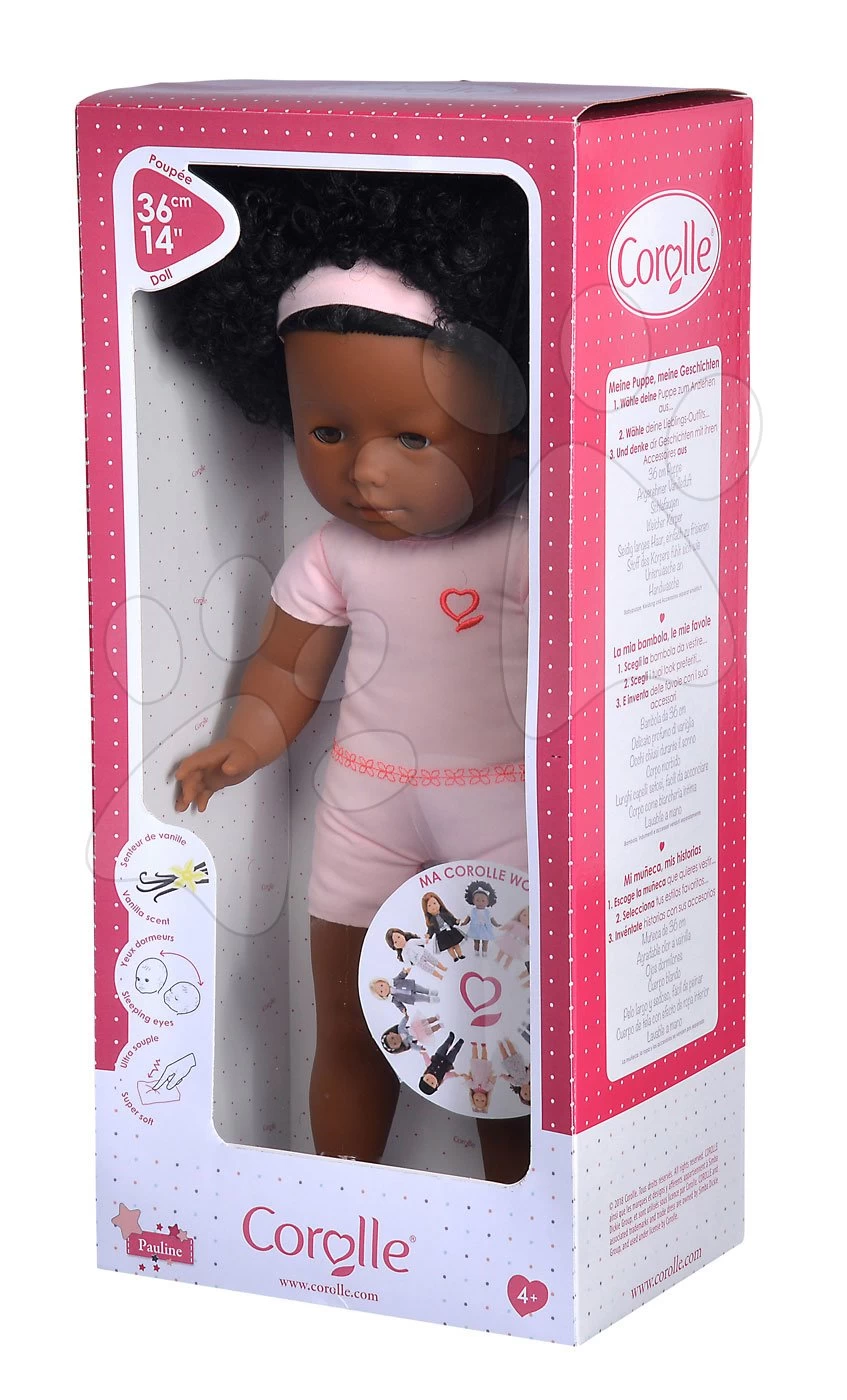 Puppe Zum Anziehen Pauline Ma Corolle Lockiges Schwarzes Haar Und Braune Scheraugen 36 Cm Ab 4 Jahren 5 Puppe Zum Anziehen Pauline Ma Corolle Lockiges Schwarzes Haar Und Braune Scheraugen 36 Cm Ab 4 Jahren – Bild 3