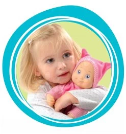 Minikiss Smoby Puppenset 27 Cm Wiege Esszimmerstuhl Mit Karussell Und Tiefem Puppenwagen (56 Cm Griff) Ab 18 Monaten -Spielzeugpuppen Geschäft 210102 b smoby babika