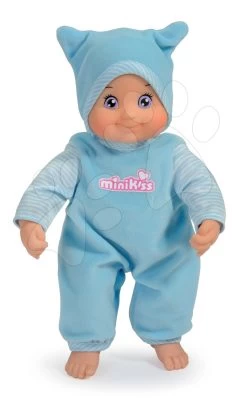 Set Tiefer Puppenwagen Für 42 Cm Puppe Prinzessinnen Disney Smoby Und MiniKiss-Puppe Mit Sound Blau -Spielzeugpuppen Geschäft 210102 d smoby babika 4