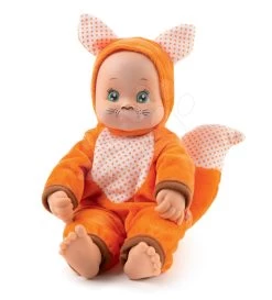 Puppe In Kostüm Tiere Animal Doll Minikiss Smoby 27 Cm Mit Klängen 3 Arten Fuchs Hase Hirsch Ab 12 Monaten