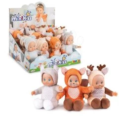 Set Von 3 Puppen In Kostümen Mini Animal Doll MiniKiss Smoby 20 Cm Fuchs Hase Und Rehbock Ab 12 Monaten -Spielzeugpuppen Geschäft 210127 e smoby babiky 3